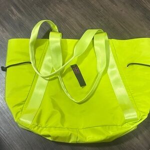 No Boundaries Neon Green Tote Bag